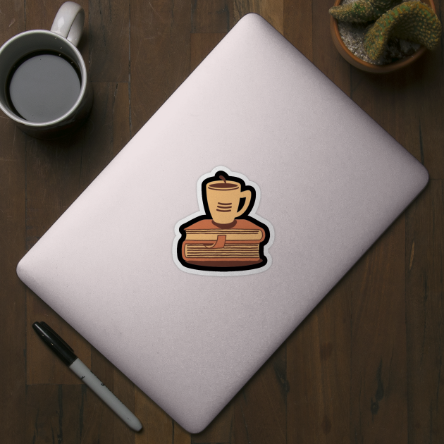 Retro Cafe Books and Coffee by SR8891